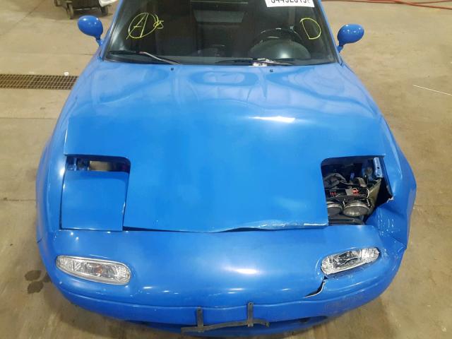 JM1NA3511L0130069 - 1990 MAZDA MX-5 MIATA BLUE photo 9