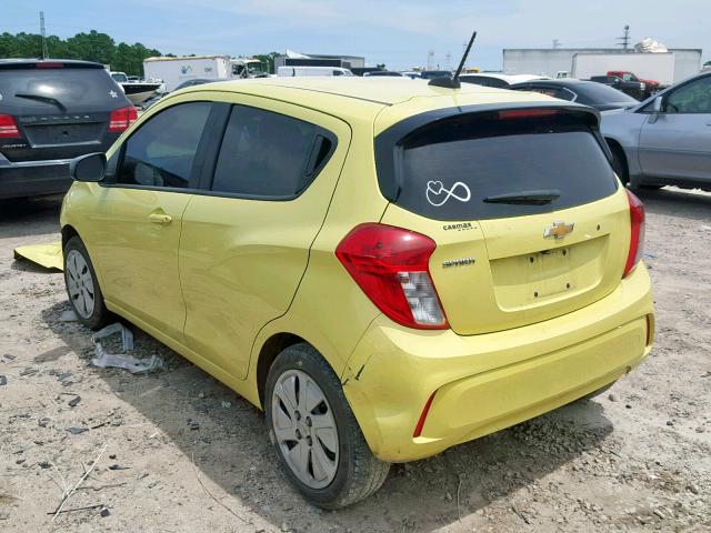 KL8CB6SA3HC832449 - 2017 CHEVROLET SPARK LS GREEN photo 3