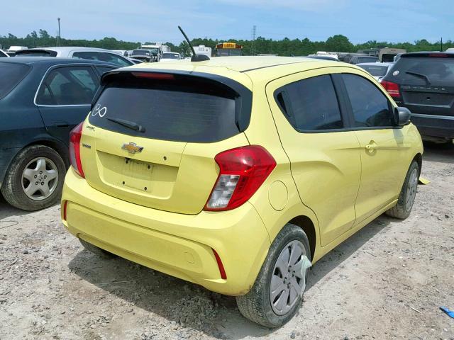 KL8CB6SA3HC832449 - 2017 CHEVROLET SPARK LS GREEN photo 4