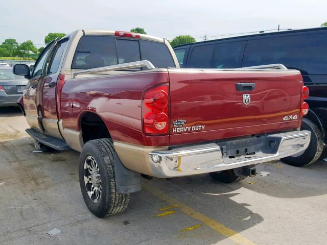 3D7KS28D77G834848 - 2007 DODGE RAM 2500 S ორფეროვანი ფოტო 3