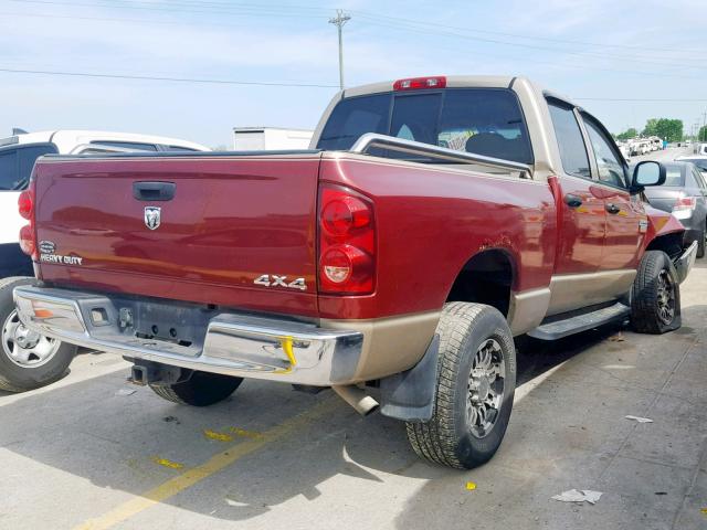 3D7KS28D77G834848 - 2007 DODGE RAM 2500 S ორფეროვანი ფოტო 4