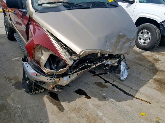 3D7KS28D77G834848 - 2007 DODGE RAM 2500 S ორფეროვანი ფოტო 9