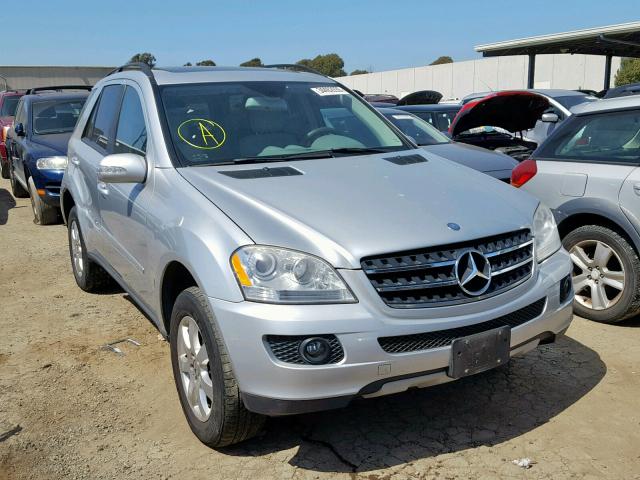 4JGBB86E17A197555 - 2007 MERCEDES-BENZ ML 350 SILVER photo 1