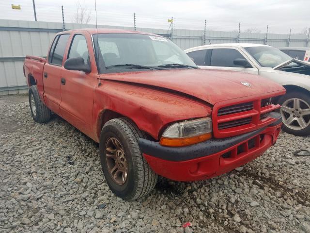 1B7GL2AX81S184283 - 2001 DODGE DAKOTA QUAD  photo 1