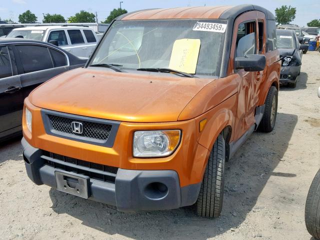 5J6YH28766L015824 - 2006 HONDA ELEMENT EX ORANGE photo 2