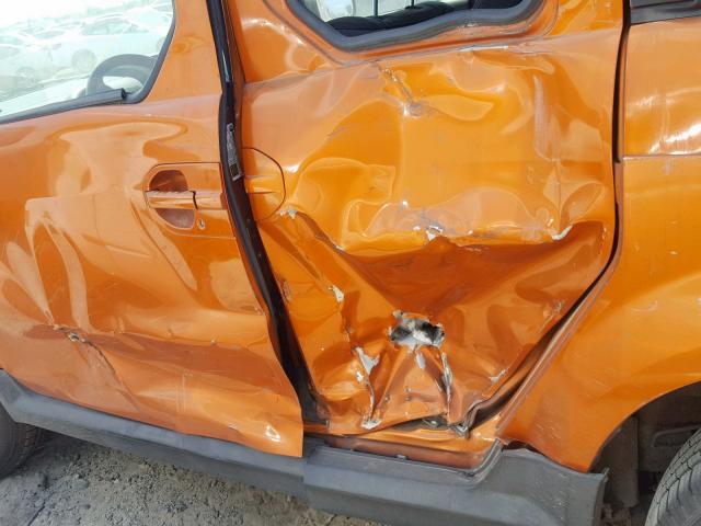 5J6YH28766L015824 - 2006 HONDA ELEMENT EX ORANGE photo 9