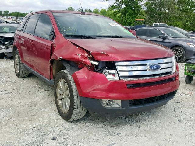 2FMDK38C77BA92689 - 2007 FORD EDGE SEL RED photo 1