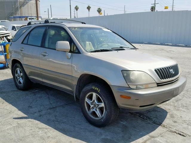 JT6GF10U0X0023267 - 1999 LEXUS RX 300 GOLD photo 1