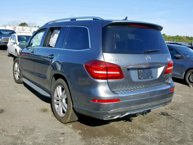 4JGDF6EE5HA961332 - 2017 MERCEDES-BENZ GLS 450 4M GRAY photo 3