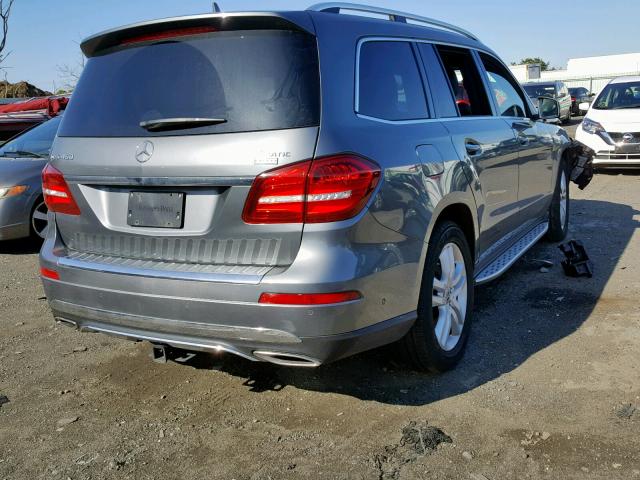 4JGDF6EE5HA961332 - 2017 MERCEDES-BENZ GLS 450 4M GRAY photo 4