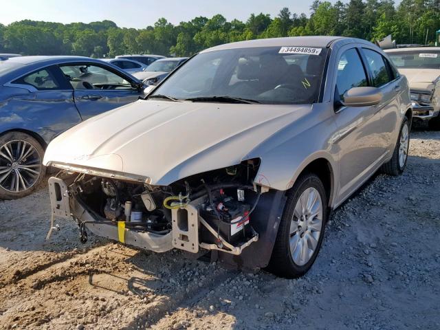 1C3CCBAB6DN641361 - 2013 CHRYSLER 200 LX TAN photo 2