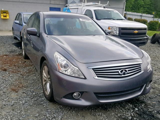 JN1CV6AP6DM723527 - 2013 INFINITI G37 BASE GRAY photo 1