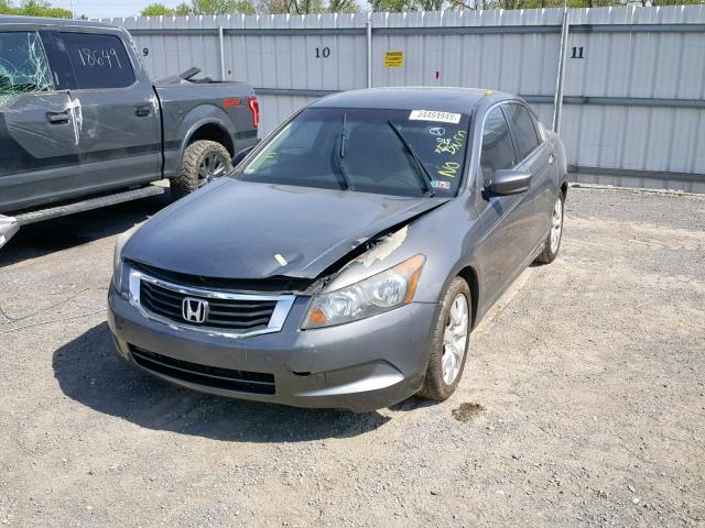 1HGCP2F80AA036222 - 2010 HONDA ACCORD EXL GRAY photo 2