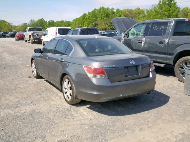 1HGCP2F80AA036222 - 2010 HONDA ACCORD EXL GRAY photo 3