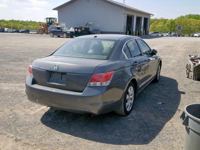 1HGCP2F80AA036222 - 2010 HONDA ACCORD EXL GRAY photo 4