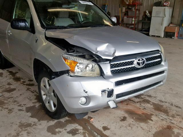 JTMBD31V365032963 - 2006 TOYOTA RAV4 LIMIT SILVER photo 9