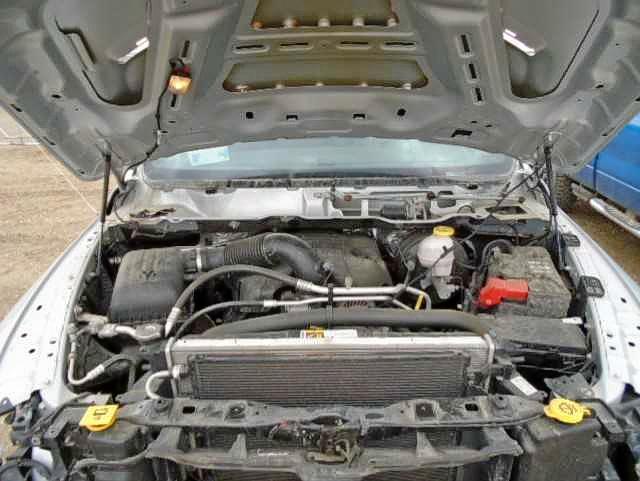 1C6RR7YT9HS512576 - 2017 RAM 1500 REBEL ვერცხლისფერი ფოტო 7