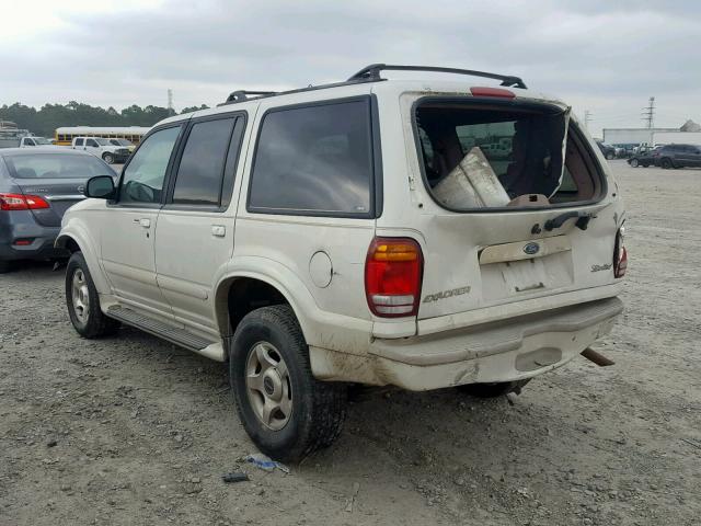 1FMZU32EXXZB19715 - 1999 FORD EXPLORER WHITE photo 3