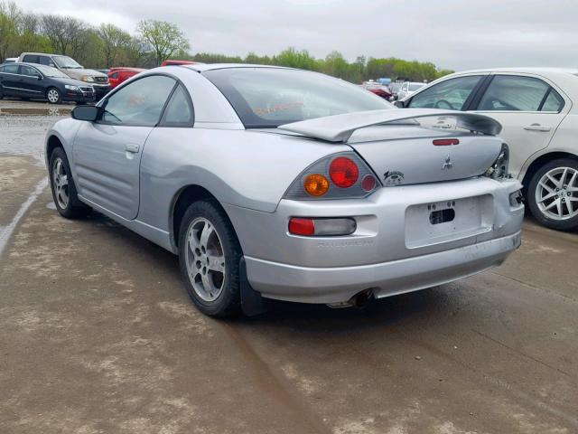 4A3AC44G64E055195 - 2004 MITSUBISHI ECLIPSE GS SILVER photo 3