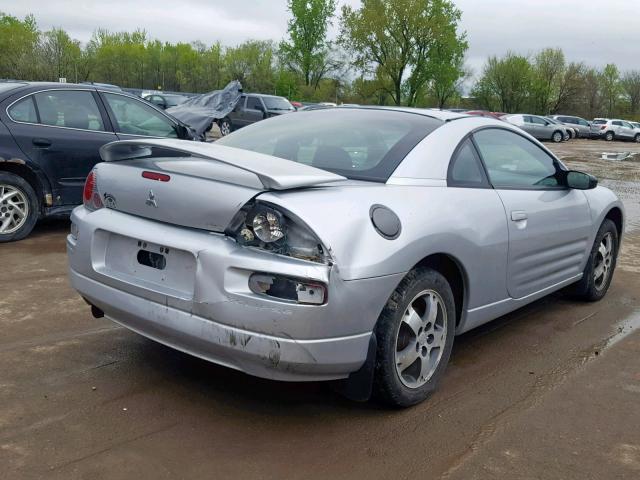 4A3AC44G64E055195 - 2004 MITSUBISHI ECLIPSE GS SILVER photo 4