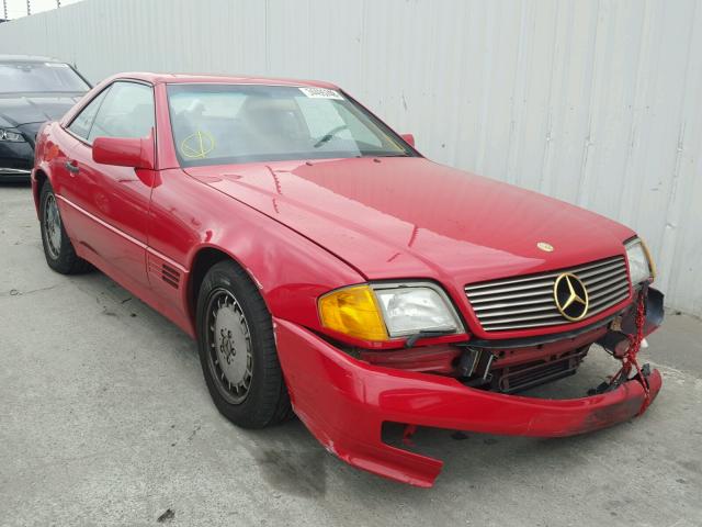 WDBFA66E2MF035654 - 1991 MERCEDES-BENZ 500 SL RED photo 9