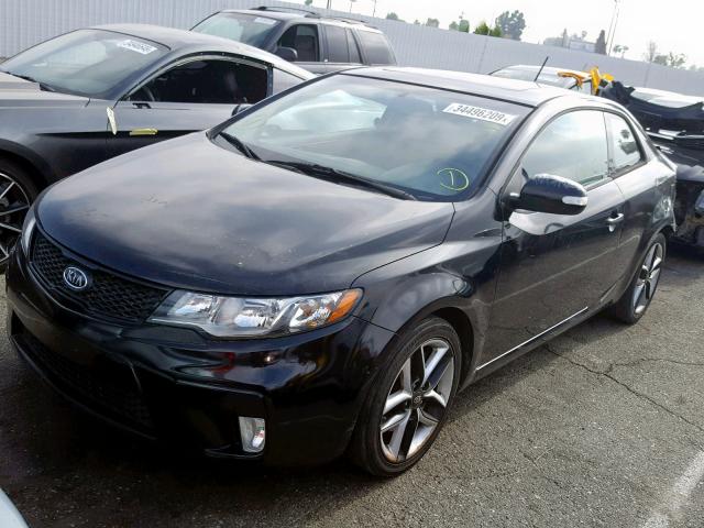 KNAFW6A38A5139363 - 2010 KIA FORTE SX BLACK photo 2