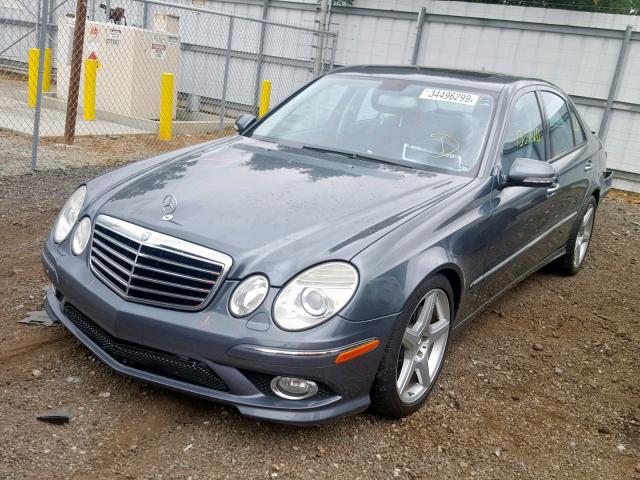 WDBUF56X19B416415 - 2009 MERCEDES-BENZ E 350 GRAY photo 2