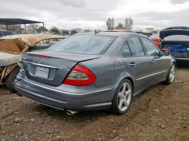 WDBUF56X19B416415 - 2009 MERCEDES-BENZ E 350 GRAY photo 4