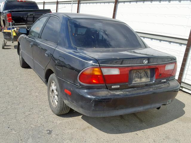 JM1BC1423V0153531 - 1997 MAZDA PROTEGE LX BLACK photo 3