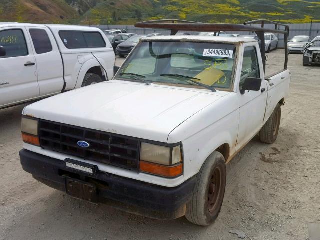 1FTCR10A8LUB21051 - 1990 FORD RANGER WHITE photo 2