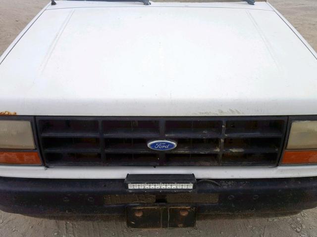 1FTCR10A8LUB21051 - 1990 FORD RANGER WHITE photo 7