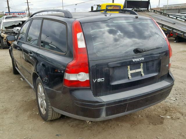 YV1MW682952049650 - 2005 VOLVO V50 T5 BLACK photo 3