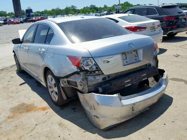 1HGCP268X8A087365 - 2008 HONDA ACCORD EXL SILVER photo 3