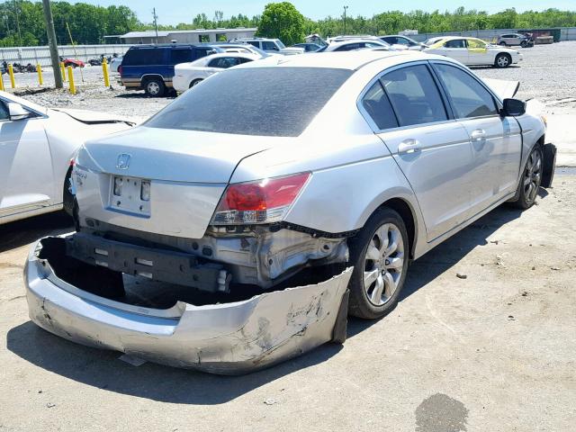 1HGCP268X8A087365 - 2008 HONDA ACCORD EXL SILVER photo 4