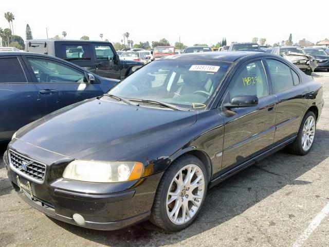 YV1RS547152482201 - 2005 VOLVO S60 T5 BLACK photo 2