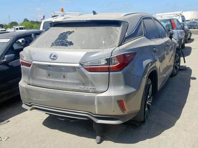 2T2BGMCAXKC036119 - 2019 LEXUS RX 450H GRAY photo 4