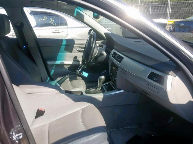 WBAVD53527A007936 - 2007 BMW 335 XI GRAY photo 5