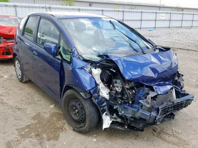 JHMGE8H37DC045761 - 2013 HONDA FIT BLUE photo 1