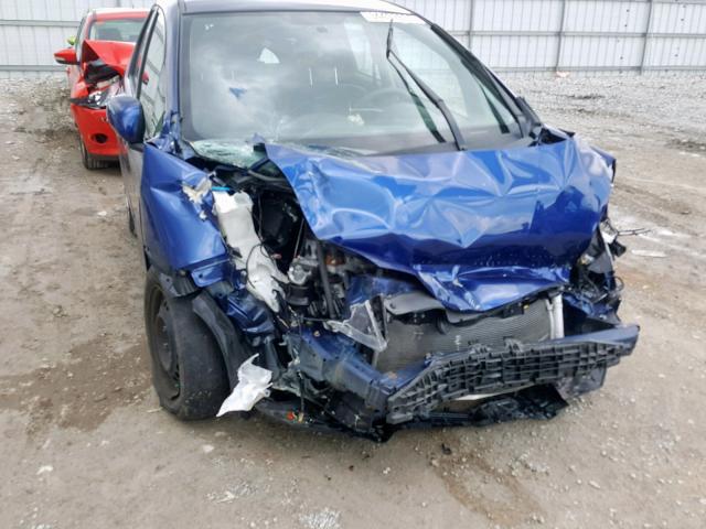 JHMGE8H37DC045761 - 2013 HONDA FIT BLUE photo 9