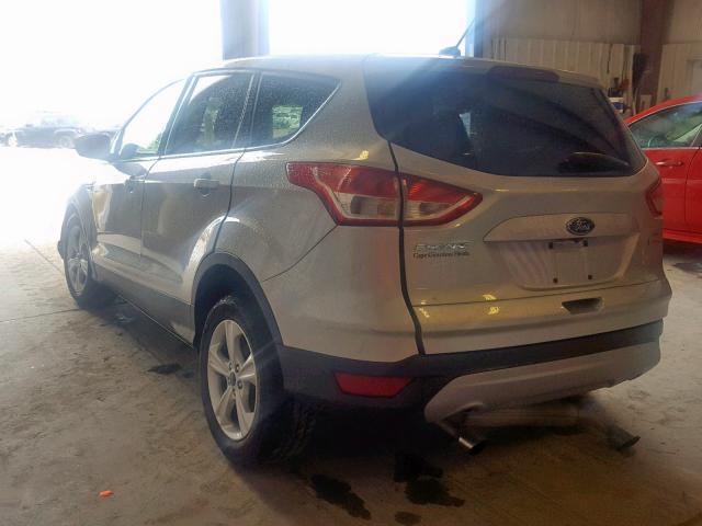 1FMCU0GXXFUB04304 - 2015 FORD ESCAPE SE SILVER photo 3