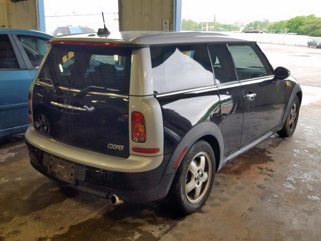 WMWML33509TX36270 - 2009 MINI COOPER CLU BLACK photo 4