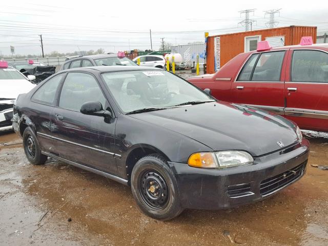 1HGEJ2228RL037761 - 1994 HONDA CIVIC DX BLACK photo 1