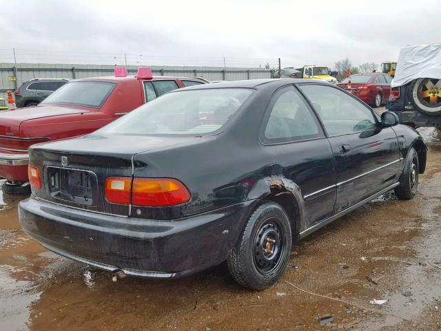 1HGEJ2228RL037761 - 1994 HONDA CIVIC DX BLACK photo 4