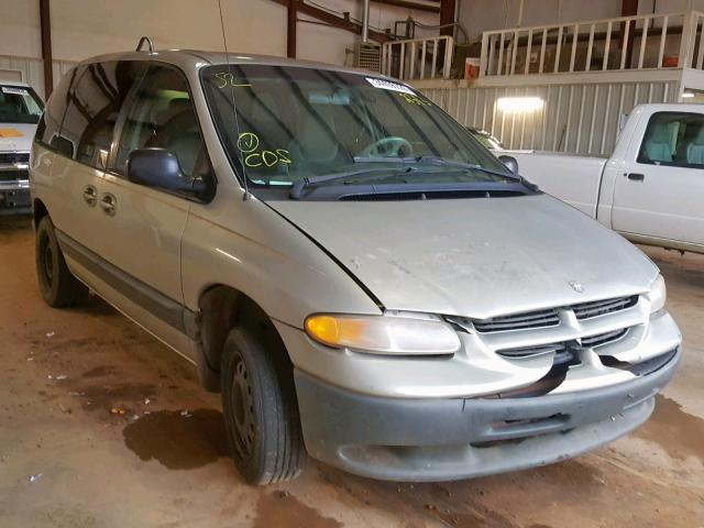 1B4GP45G3YB502313 - 2000 DODGE CARAVAN SE TAN photo 1