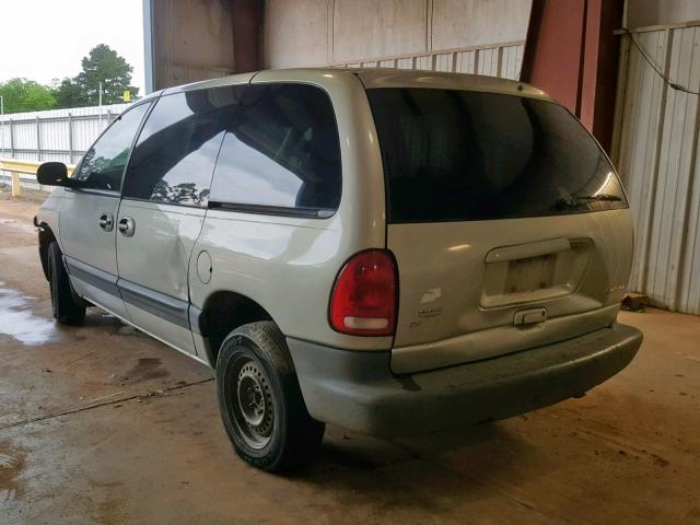 1B4GP45G3YB502313 - 2000 DODGE CARAVAN SE TAN photo 3