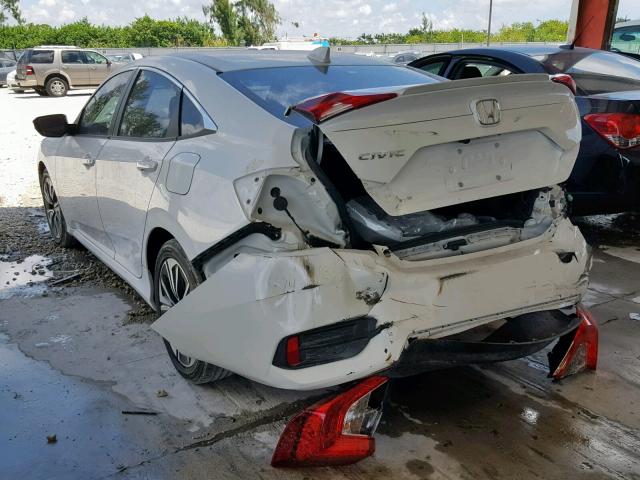 19XFC1F71GE029682 - 2016 HONDA CIVIC EXL WHITE photo 3