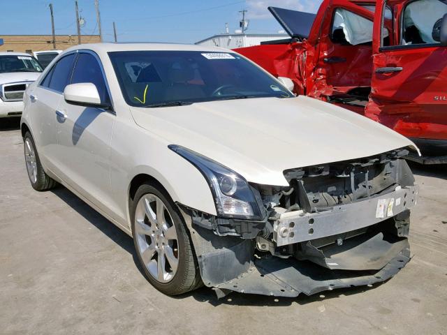 1G6AA5RA7E0120818 - 2014 CADILLAC ATS WHITE photo 1