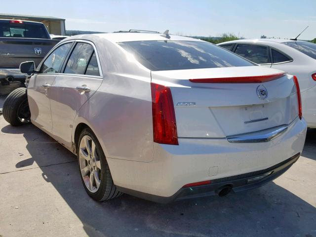 1G6AA5RA7E0120818 - 2014 CADILLAC ATS WHITE photo 3