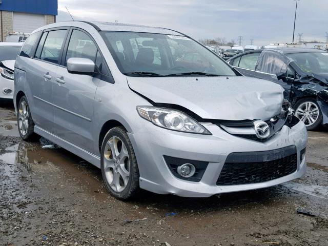 JM1CR293690336535 - 2009 MAZDA 5 SILVER photo 1