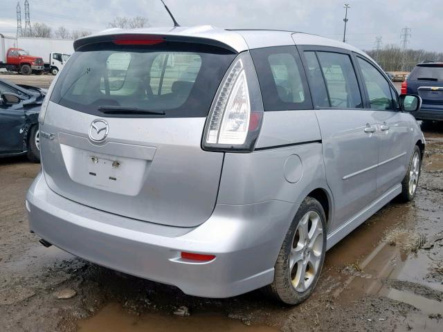 JM1CR293690336535 - 2009 MAZDA 5 SILVER photo 4